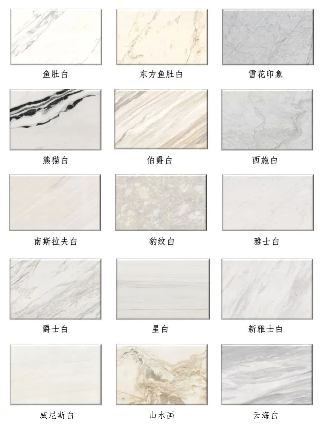135种大理石:自然之美的极致展现